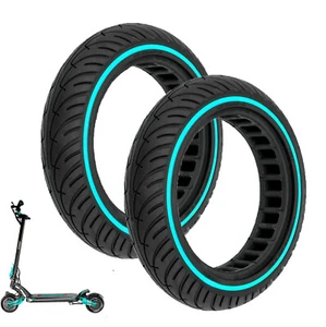 2X Solid Puncture Proof Electric Scooter Tyres Flat Free Tire Replacement Wheel - Picture 1 of 14