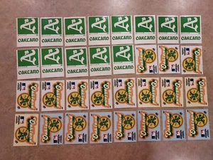 32 Stück Oakland A's 1979 Fleer Grand Slam Baseball Hochglanz Aufkleber Athleten - Bild 1 von 1