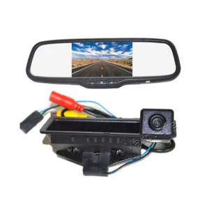 Backup Camera & Monitor For BMW E82 E88 E84 E90 E91 E92 E93 E60 E61 E70 E71 E72 - Picture 1 of 9