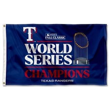 Texas Rangers Flag 3x5ft Banner Polyester Baseball World Series rangers028