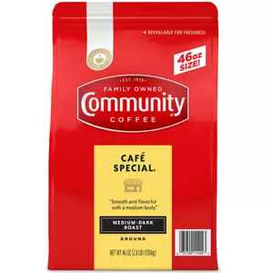 Café molido comunitario, café especial - tostado oscuro medio, envío gratuito (3 x 46 oz) - Imagen 1 de 5