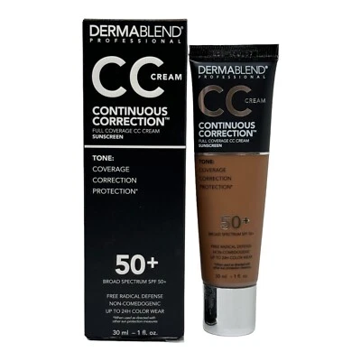 Dermablend Professional Continuous Correction CC Cream SPF50+ 75N Tan to Deep - Image 1 of 2
