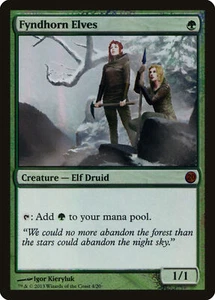 MTG FYNDHORN ELVES FOIL EXC - ELFI DI FYNDHORN - FTV - MAGIC - Picture 1 of 1