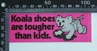 VINTAGE KOALA SHOES AUSTRALIA SOUVENIR ADVERTISING SHOP POS PROMO STICKER