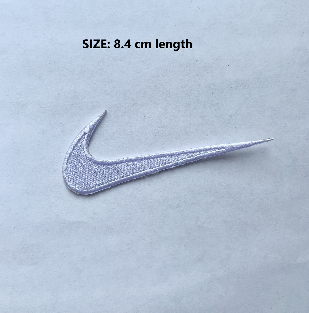 Iron On Patches Colourful SWOOSH Embroidered Sew On / Iron On Patch – Sports Logo Badge For Jackets, Bags Embroidered Swoosh Design Patch - Foto 13