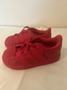 Adidas SUPERSTAR J "RAY RED" KINDER Größe 7k - Bild 1 von 7