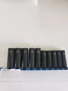 Matco Herramientas SBDPMA10R 10 Piezas 3/8" Drive Deep Pro Juego de Impacto Antideslizante - Imagen 1 de 4