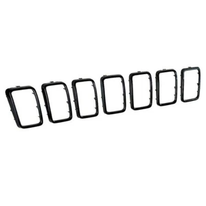 For 2017-2021 Jeep Grand Cherokee WK2 Black Front Grille Insert Ring Accessories - Picture 1 of 12