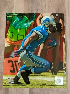 Stefan Logan signierte 8 x 10 Fotodatei Echtheitszertifikat Detroit Lions Pittsburgh Steelers - Bild 1 von 1