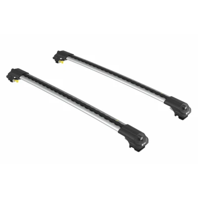 Juego de barras transversales grises aptas para AUDI A4 ALLROAD (B8) 2008-2015 Foto 1 de 4