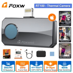 FOXWELL Infrared Thermal Imaging Camera256 x 192 Pixel For IOS Smartphone & PC - Picture 1 of 16