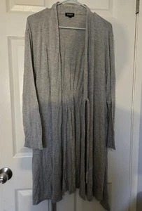 Jones New York Women Gray House kimono Robe GUC. moving sale. - Picture 1 of 3