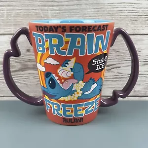Disney Stitch Aulani Today’s Forecast Brain Freeze Shave Ice Mug, Brand New - Picture 1 of 4