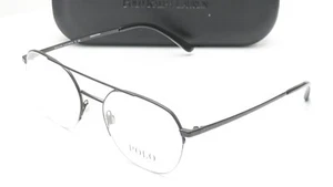 Polo Ralph Lauren PH1183 9267 Pilot Semi Shiny Black Mens Eyeglasses 54mm - Picture 1 of 7