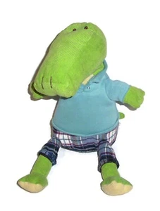 16" Animal Adventure Alligator Crocodile Plush Stuffed Shirt Plaid Shorts 2013 - Picture 1 of 2