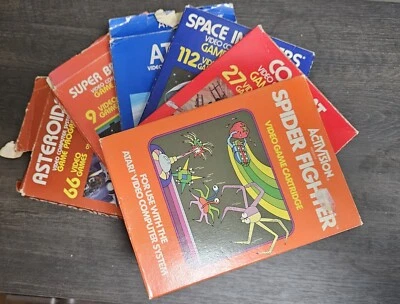Atari 2600 NTSC Games with Boxes and manuals. Tested & Working! Ship from USA! - Image 1 of 4