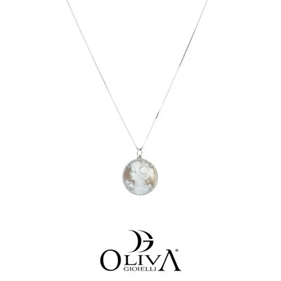  COLLANA DONNA ARGENTO 925 CAMMEO PASSION EDELE CO-PE.PA - Immagine 1 di 4