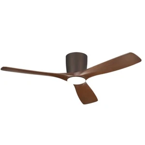 Kichler Volos Ceiling Fan, Bronze/Frosted White Polycarbonate Lens - 300154SNB - Picture 1 of 1