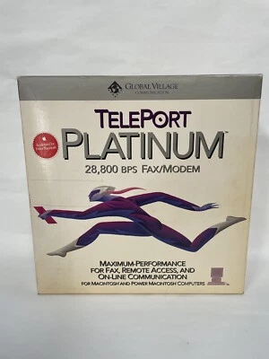Global Village TELEPORT PLATINUM 33.6 KBPS fax/modem Power Macintosh - Complete - Image 1 of 4