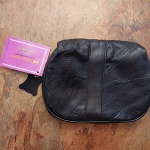 Bolso de Maquillaje Embassy Negro Patchwork Cuero Artículos de Aseo Giovanni Navarra Acc Pouch - Imagen 1 de 8