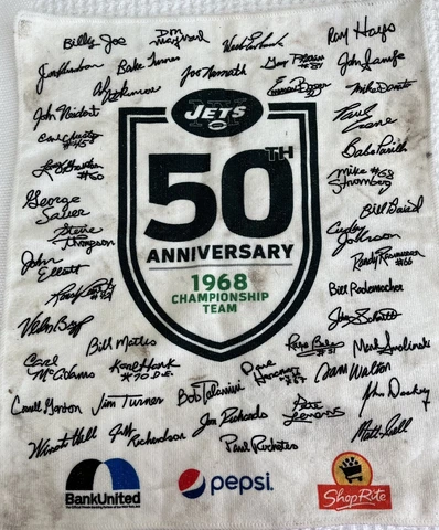New York Jets 50th Anniversary Celebration Rally Towel Cover