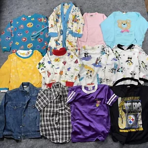 Vintage 90s Kids Youth Unisex Graphic Characters Mix Sizes Lot Bundle AS IS READ - Picture 1 of 11