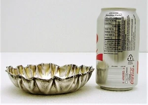 Ciotola Gorham Argento Sterling Trompe L' Oeil Stile 530 Data Contrassegnata Made 1886 - Foto 1 di 8