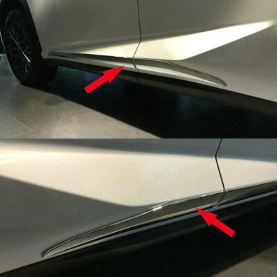 Para Lexus NX200t 300 300h 2015-2021 Carrocería Puerta Lateral Moldura Cromo Cubierta - Imagen 1 de 4
