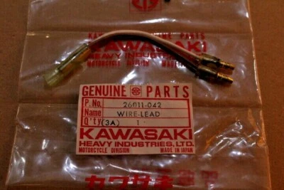 Kawasaki F9 F8 F7 F6 F5 G4TR G3SS G3TR KV100 1969-77 Nos OEM провод свинца 26011-042 - Изображение 1 из 4