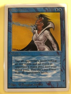 Drain Power Unlimited Edition MTG ex - Image 1 of 4