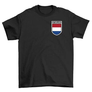Netherlands Football Badge T-Shirt, Men's Women's & Kids Euro 2024 England Fan - Picture 1 of 13