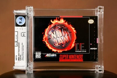 NBA Jam T.E. WATA 9.6 A+ Factory Sealed SNES Super Nintendo New Unopened VGA - Image 1 of 2