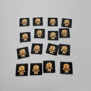 16 Advanced HeroQuest Monster Wound Counters - Games Workshop 1989 Game - Picture 1 of 6