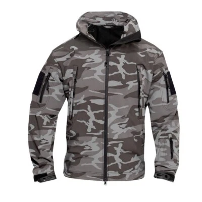 Rothco Special Ops Tactical Soft Shell Jacket - Black Camo - Image 1 of 4