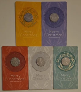 RAM Christmas 2020 50 Cent Uncirculated x5 Coin Set - Picture 1 of 11