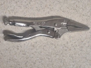 IRWIN VISE GRIP THE ORIGINAL 4LN LOCKING LONG NOSE PLIERS Usa - Foto 1 di 8