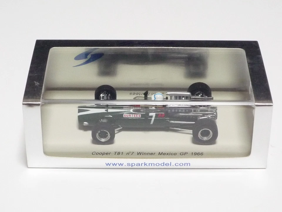 Spark 1:43 Cooper T81 #7 Ganador GP de México 1966 John Surtees S3521 Foto 1 de 4
