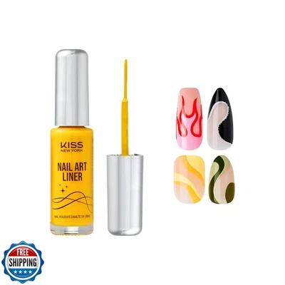 KISS NEW YORK Nail Art Liner, Fast-Drying, Slow Drip, Low Odor, F - Image 1 of 4