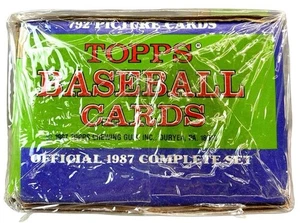 1987 Topps MLB Baseball versiegelt komplett 792 Karten Factory Box Set Barry Bonds RC - Bild 1 von 3