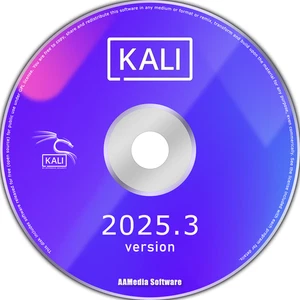 Kali Linux 2025.3 - Live DVD - Secure Penetration Testing OS - Picture 1 of 2