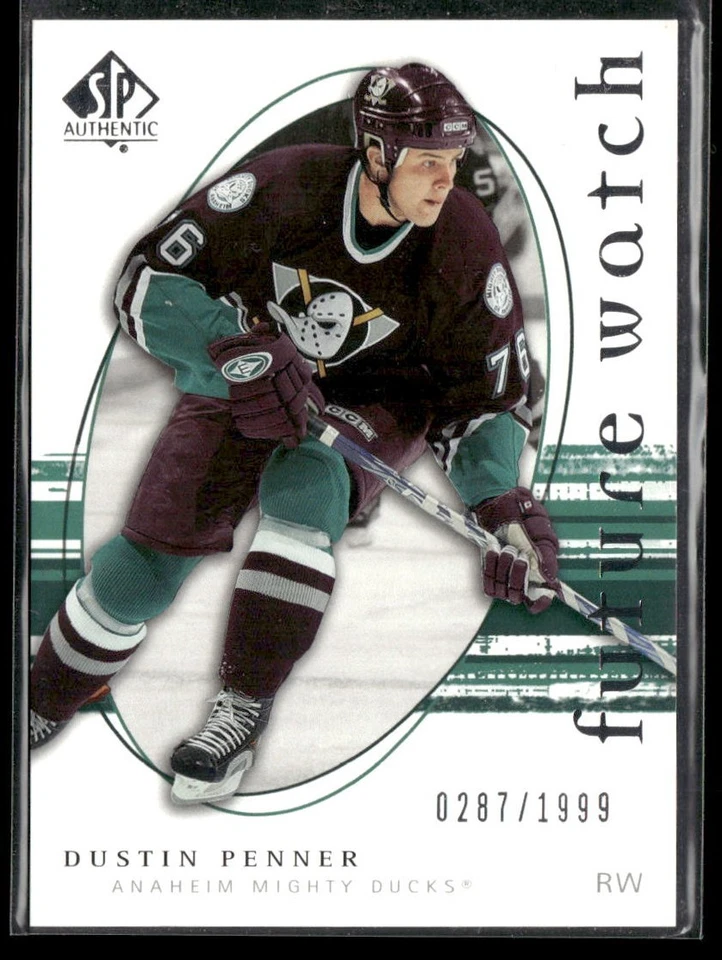 2005-06 SP Authentic DUSTIN PENNER Future Watch rookie card #247 - Image 1 of 2