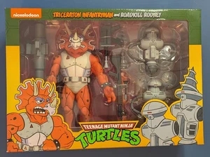 NECA Teenage Mutant Ninja Turtles Triceraton Infantryman Roadkill Rodney TMNT - Picture 1 of 2