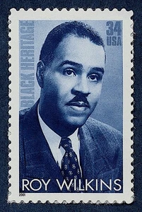 USA ROY WILKINS STAMP Associazione Nazionale per l'Avanzamento delle Persone di Colore - Foto 1 di 1