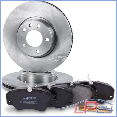 2x DISQUE VENTILÉS Ø296 + PLAQUETTES DE FREIN AVANT POUR OPEL OMEGA B - Photo 1/4