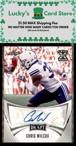 2021 Leaf Draft #BA-CW1 Chris Wilcox Autographs Rookie Auto - Picture 1 of 2