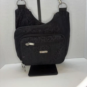 BAGGALLINI Nylon Umhängetasche Damen schwarz mehrere Taschen klein klassisch - Bild 1 von 14