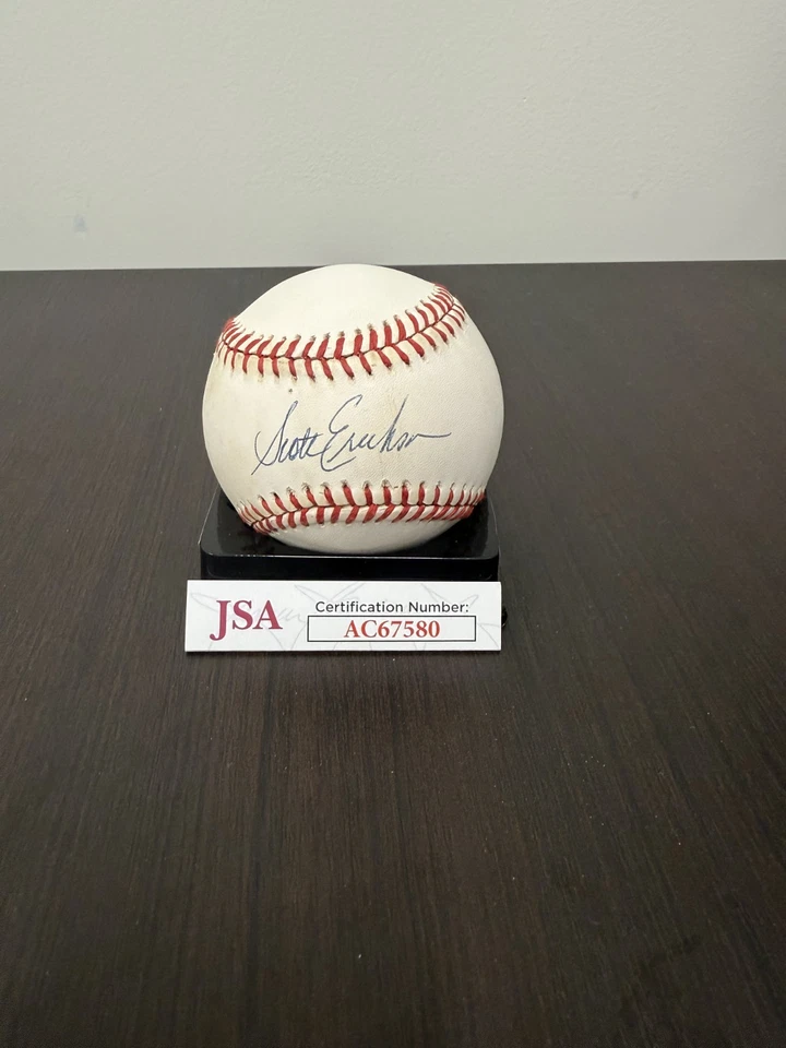 Béisbol firmado por Scott Erickson JSA Foto 1 de 1