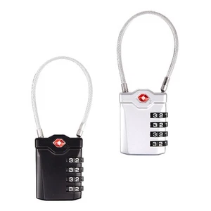 2 Pcs Gepäckschloss Taschenschlösser Reisen Spind Kombinationsschloss - Bild 1 von 12