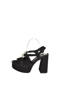 New! Larroudé Bee Sandal Black Suede Size 10 DD512 - Picture 1 of 6
