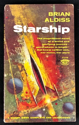 Starship Brian Aldiss Science Fiction Paperback Book Vtg 1963 UFO Aliens Space - Image 1 of 4